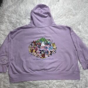 Rare! DISNEY 100 Years Of Music And Wonder Hoodie Sweatshirt Jacket Women's 2X